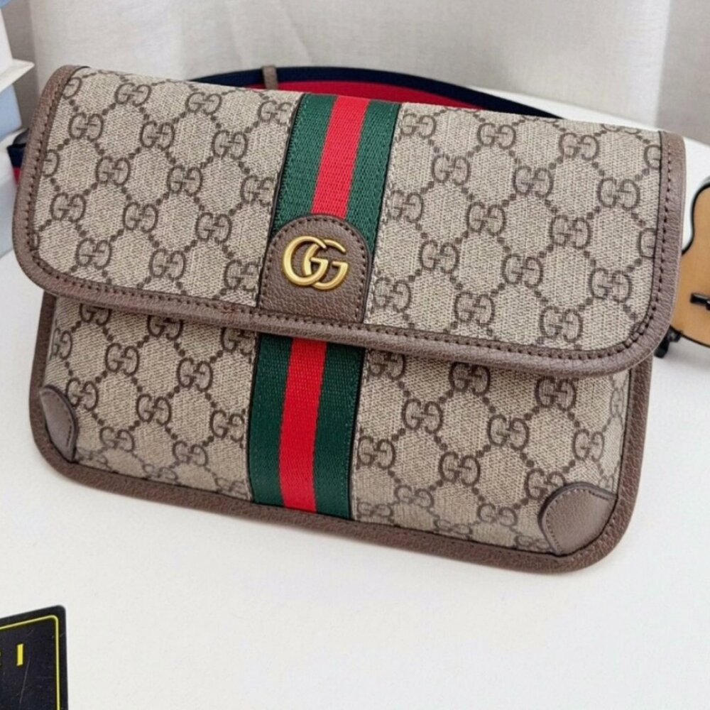 Gucci Ophidia waist bag, brown